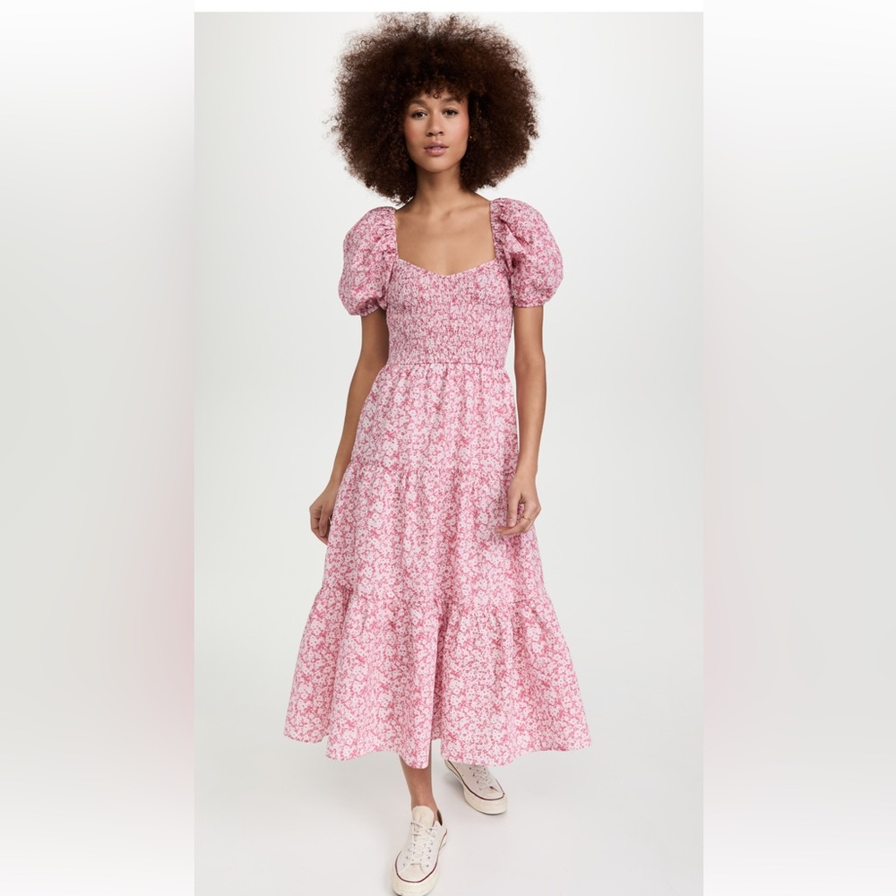 Moon River Pink Smocked Dress. So cute one!